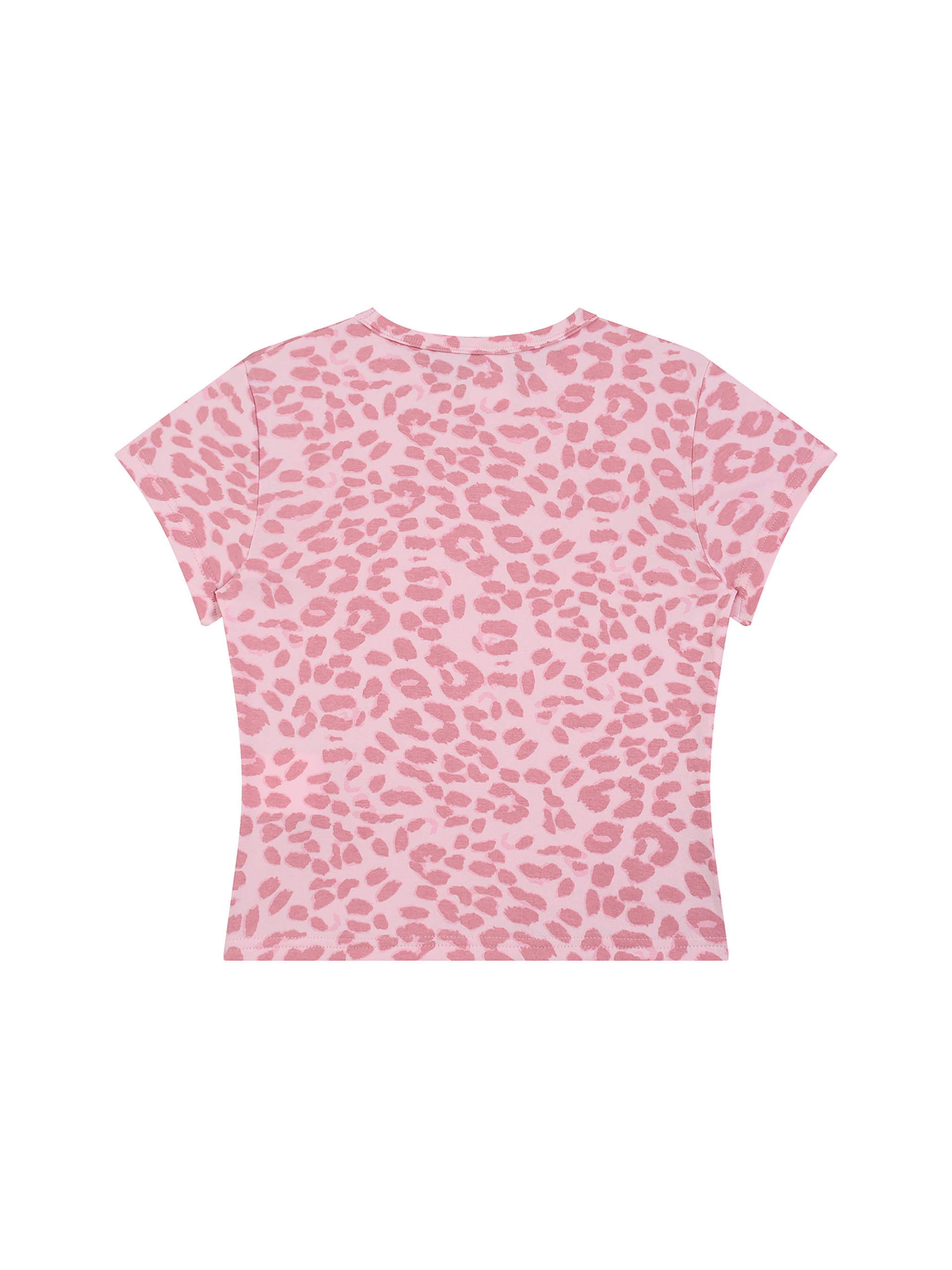 Women's Leopard Print Crop T-Shirt #WT0218 | TAPSTITCH